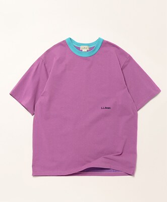 春夏新款撞色领口短袖T恤