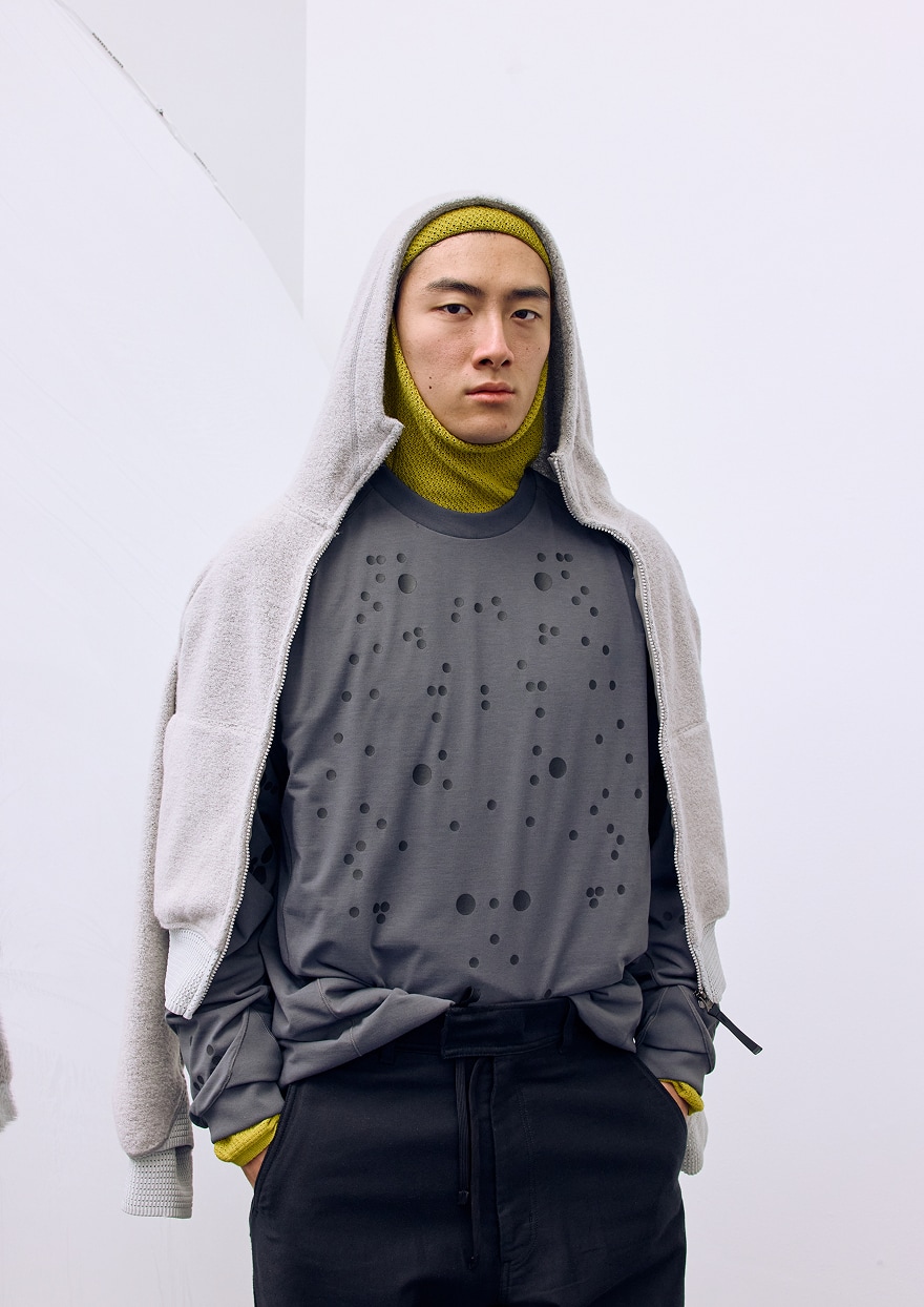 【代购】GOLDWIN0 25aw 0系列 LS T-shirt 3M反光印花长袖T恤