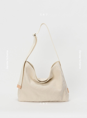 【代购】HENDER SCHEME Square shoulder bag 帆布Hobo斜挎包