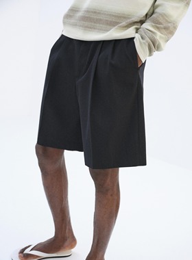 【代购】AURALEE 26ss Wool gabargine 140全羊毛华大你西装短裤