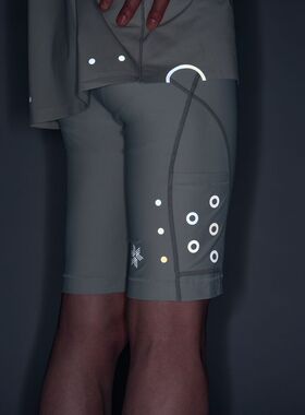 【代购】GOLDWIN 0 胶囊系列 Gleam tights 3M越野慢跑紧身短裤