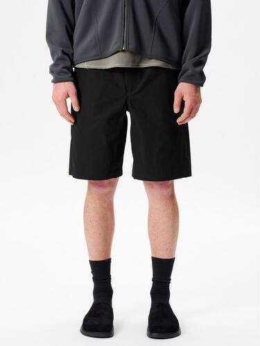 春夏新款棉纤维混纺宽松户外短裤