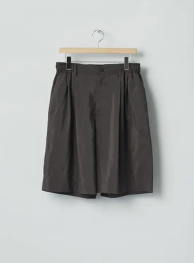 【代购【SSSTEIN 26ss Wide easy shorts 真丝尼龙宽松休闲短裤
