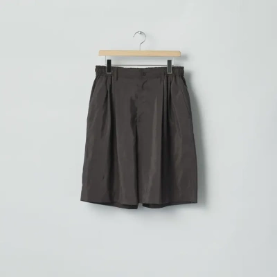 春夏新款真丝尼龙混纺宽松短裤