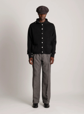 【代购】T.T Taigatakahashi 25aw Turtleneck cardigan 高领开衫