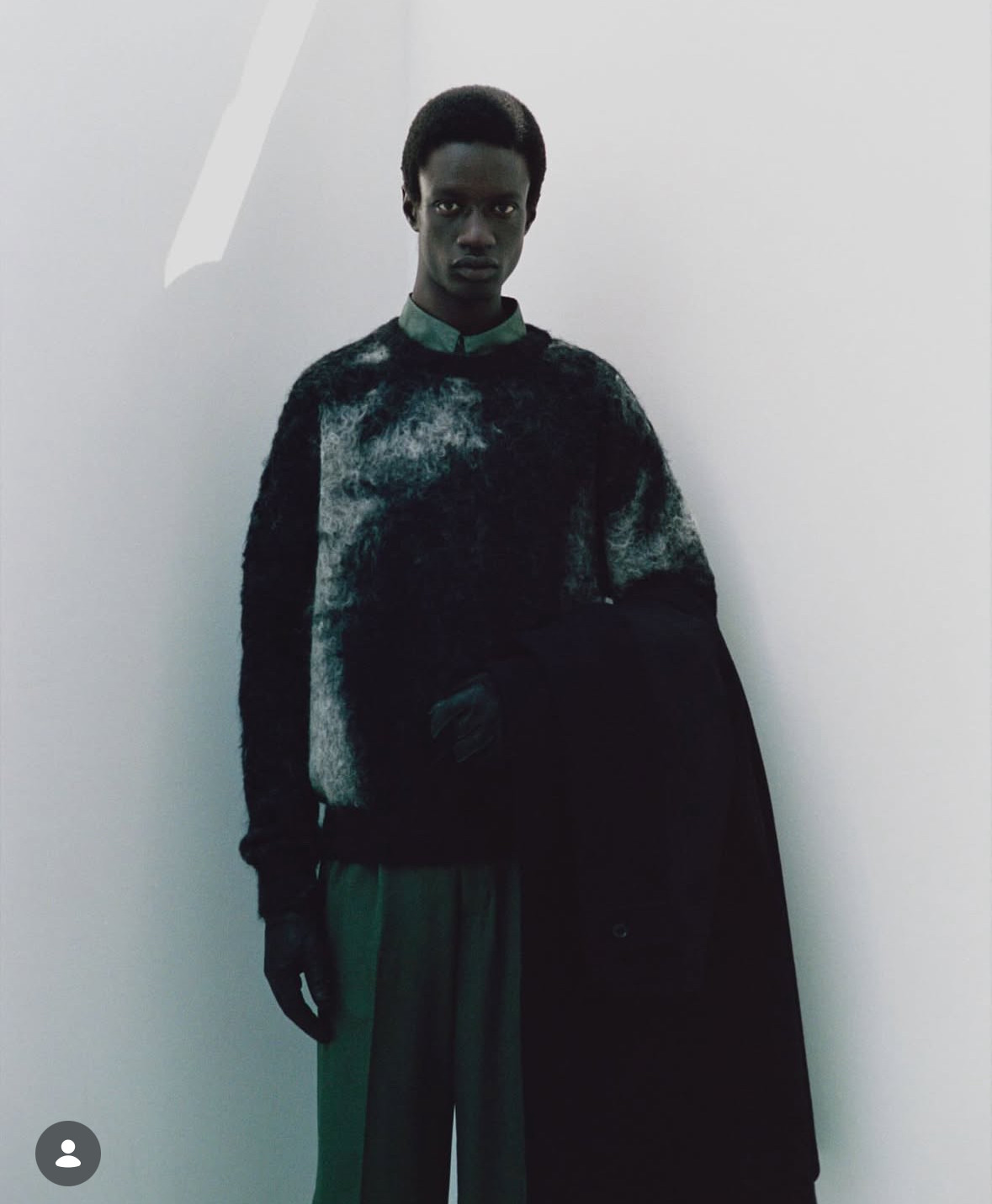 【代购】YOKE 26ss Graphpaper联名 Sweater 马海毛针织衫