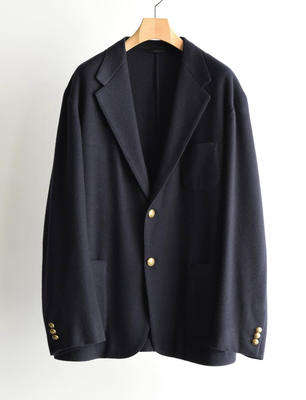 秋冬新款羊绒海军西装夹克