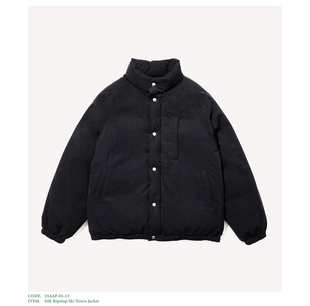 ripstop jacket 立领羽绒服 Silk down 25aw APRESSE 代购 ski