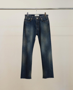 【代购】ANCELLM 26ss 07Slim straight 5p denim pant直筒牛仔裤