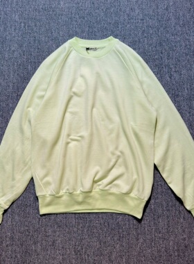 【现货】AURALEE 25aw Light wool sweat PO 轻量羊毛圆领卫衣