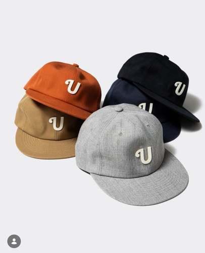 春夏新款定番U字LOGO平檐帽