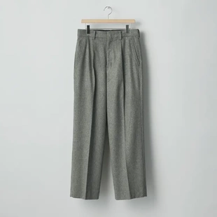 trousers 羊毛克什米尔直筒西裤 Straight 25aw 代购 SSSTEIN