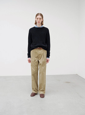 【代购】AURALEE 25aw Lemange knit po 克什米尔羊毛圆领针织衫