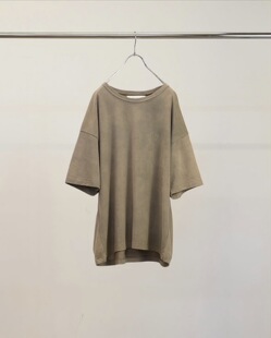 【代购】ANCELLM 26ss Unevenness ss 染色做旧短袖T恤