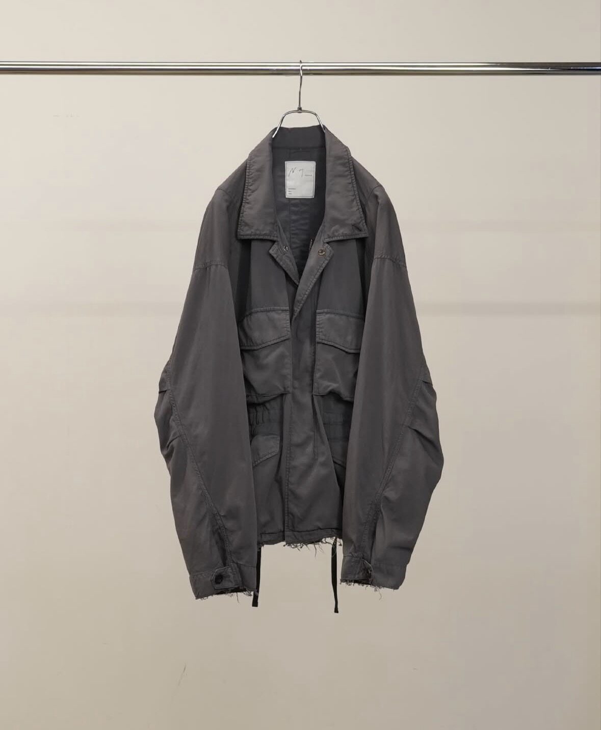 【代购】ANCELLM 26ss Field jacket 做旧破坏加工M65夹克