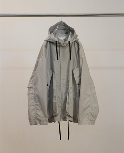 【代购】ANCELLM 26ss Hooded jacket 轻薄棉质军工连帽夹克