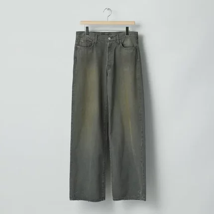 【代购】SSSTEIN 26ss Loose denim jeans定番石洗染色做旧牛仔裤
