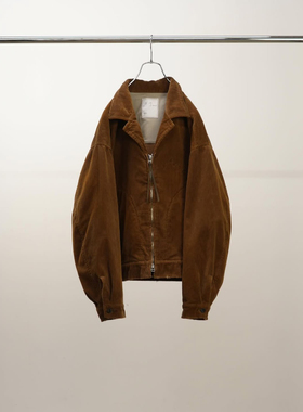 【代购】ANCELLM 25aw Corduroy zipup jacket 灯芯绒拉链夹克