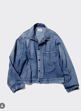 【代购】UNLIKELY 26ss Navy utility jacket 复古海军牛仔夹克