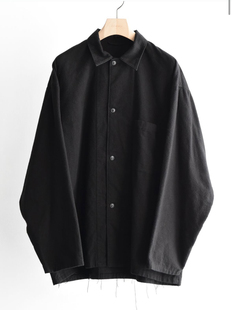 【代购】COMOLI 25aw Cotton flannel shirt jacket 磨毛棉布衬衫