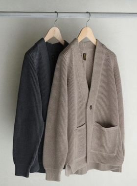 【代购】BATONER 26ss Signature cardigan 定番棉线针织开衫