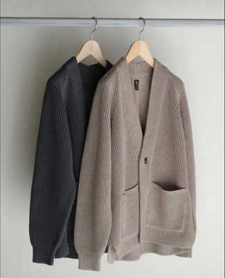 春夏新款定番全棉面料针织开衫