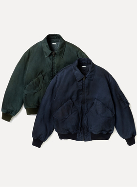【代购】APRESSE 26ss CWU45 Flight jacket真丝复古做旧飞行夹克