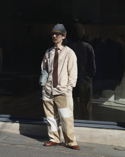 【代购】TNF北面紫标26ss Field work shirt水洗加工廓形工装衬衫