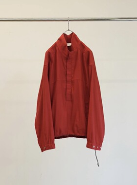 【代购】ANCELLM 26ss Pullover shirt 亚麻尼龙混纺套头衬衫