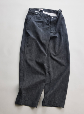 【代购】NICENESS 26ss Chambray utility pant 青年布军工长裤