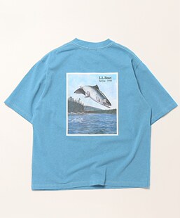 代购 trout LLBEAN 日本限定Catalog tee复古海报印花T恤 26ss