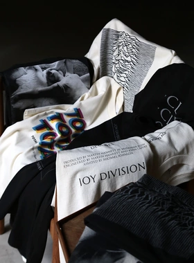 【代购】BLURHMS ROOTSTOCK 26ss Joy division摇滚乐印花短袖T恤