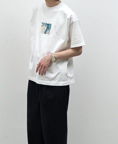 YOKE 26ss Abstract embroited t-shirt 浮雕刺绣短袖T恤