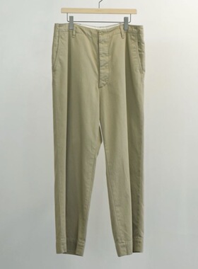 【代购】COMOLI 26ss Khaki chino pant 棉质卡其休闲裤