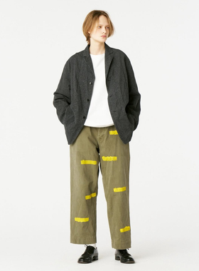 【代购】HERILL 25aw Work jacket 黑色青年布工装夹克