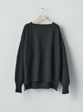 【代购】SSSTEIN 25aw Boatneck LS 缩绒羊毛船领长袖针织卫衣