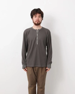 25aw NONNATIVE 代购 T恤 tee Polartec华夫格长袖 Henlyneck