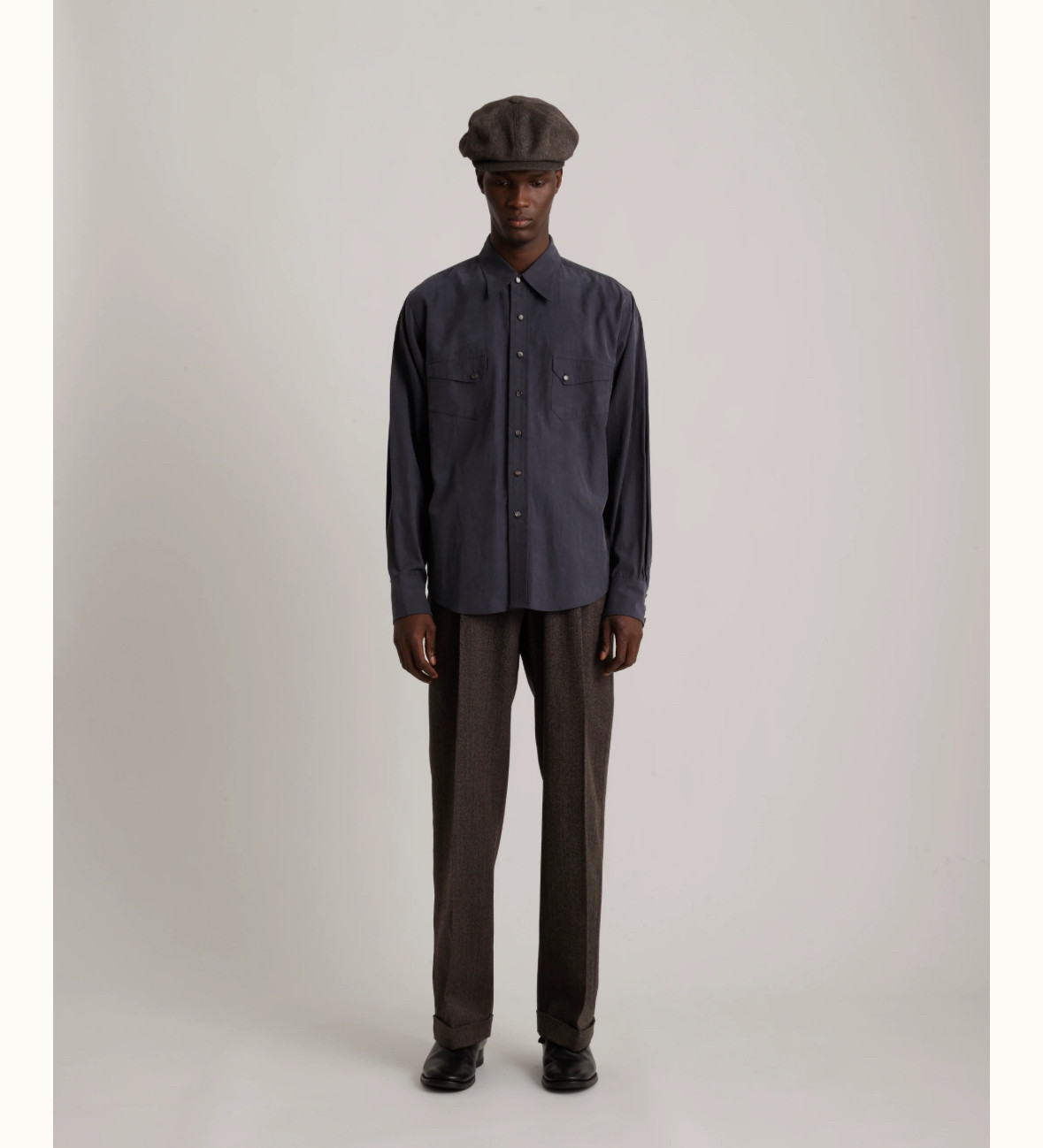【代购】T.T Taigatakahashi 26ss Cowboy shirt天丝混纺西部衬衫