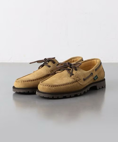 【限时折扣代购】PARABOOT 25ss Ua店铺别注 Malo麂皮甲板鞋