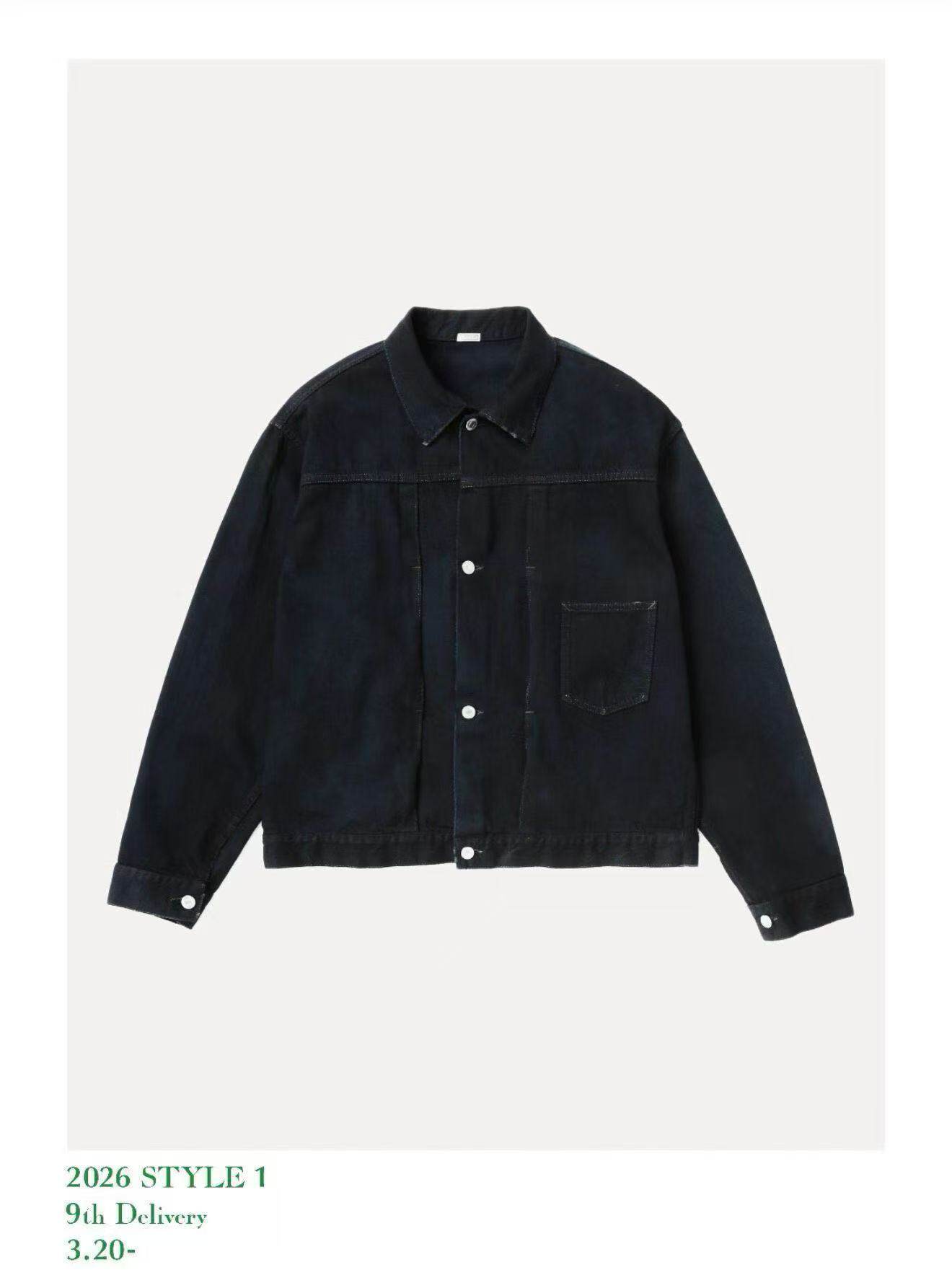 【代购】APRESSE 26ss Vintage denim jacket 复古水洗牛仔夹克