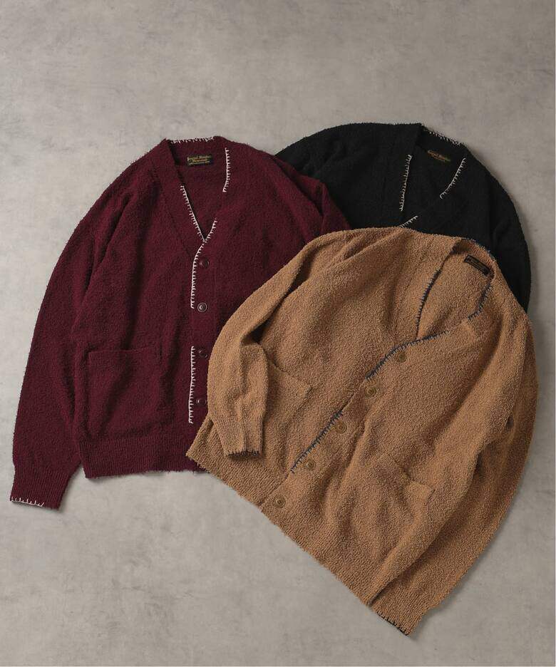 【代购】JS HOMESTEAD 26ss Bread cardigan 起毛做旧针织开衫
