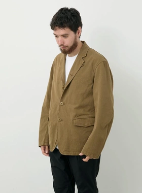 【代购】NONNATIVE 25aw Officer 5B jacket棉麻混纺休闲西装夹克