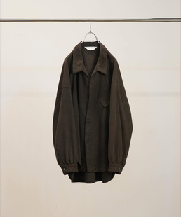 26ss Silk nep shirt ANCELLM long 丝绒纱廓形衬衫 代购