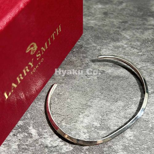 日本手工制925银手镯LARRYSMITH