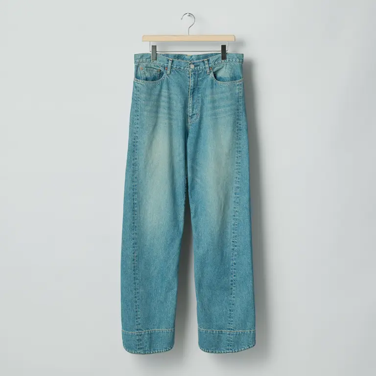 【代购】SSSTEIN 26ss Twist cut denim jeans石洗做旧拧线牛仔裤