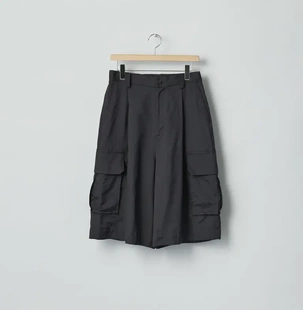 【代购】SSSTEIN 26ss Cargo shorts 真丝铜氨丝工装口袋短裤