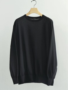 26ss COMOLI 代购 圆领棉线针织衫 crewneck knit Cotton