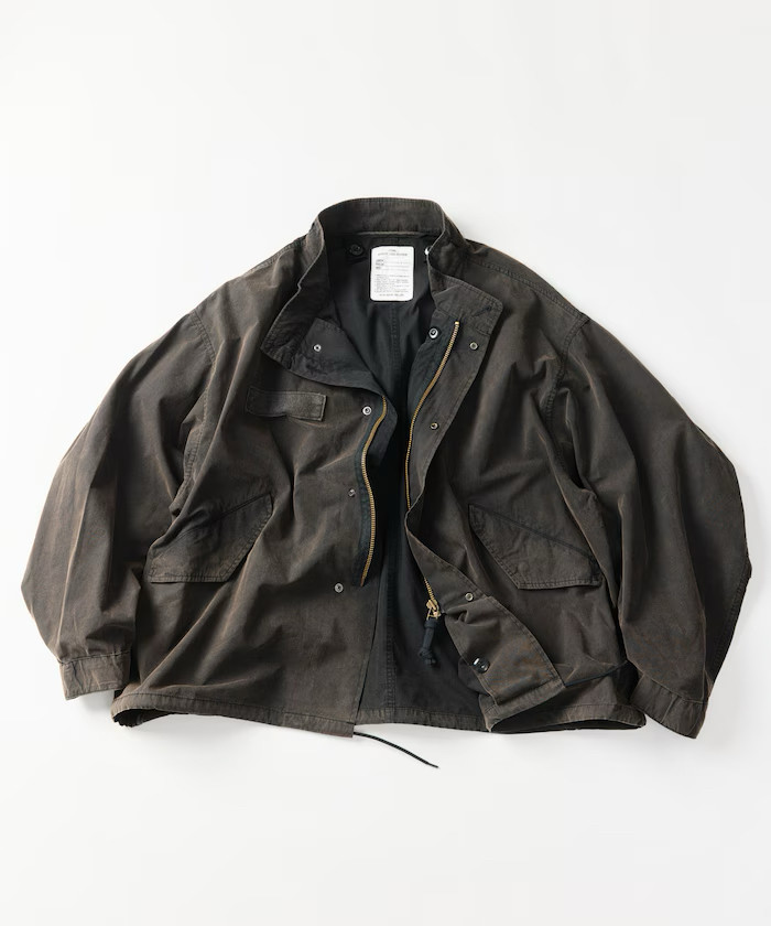 【代购】FREAK'S STORE 26ss M65 Short mose coat 水洗加工夹克