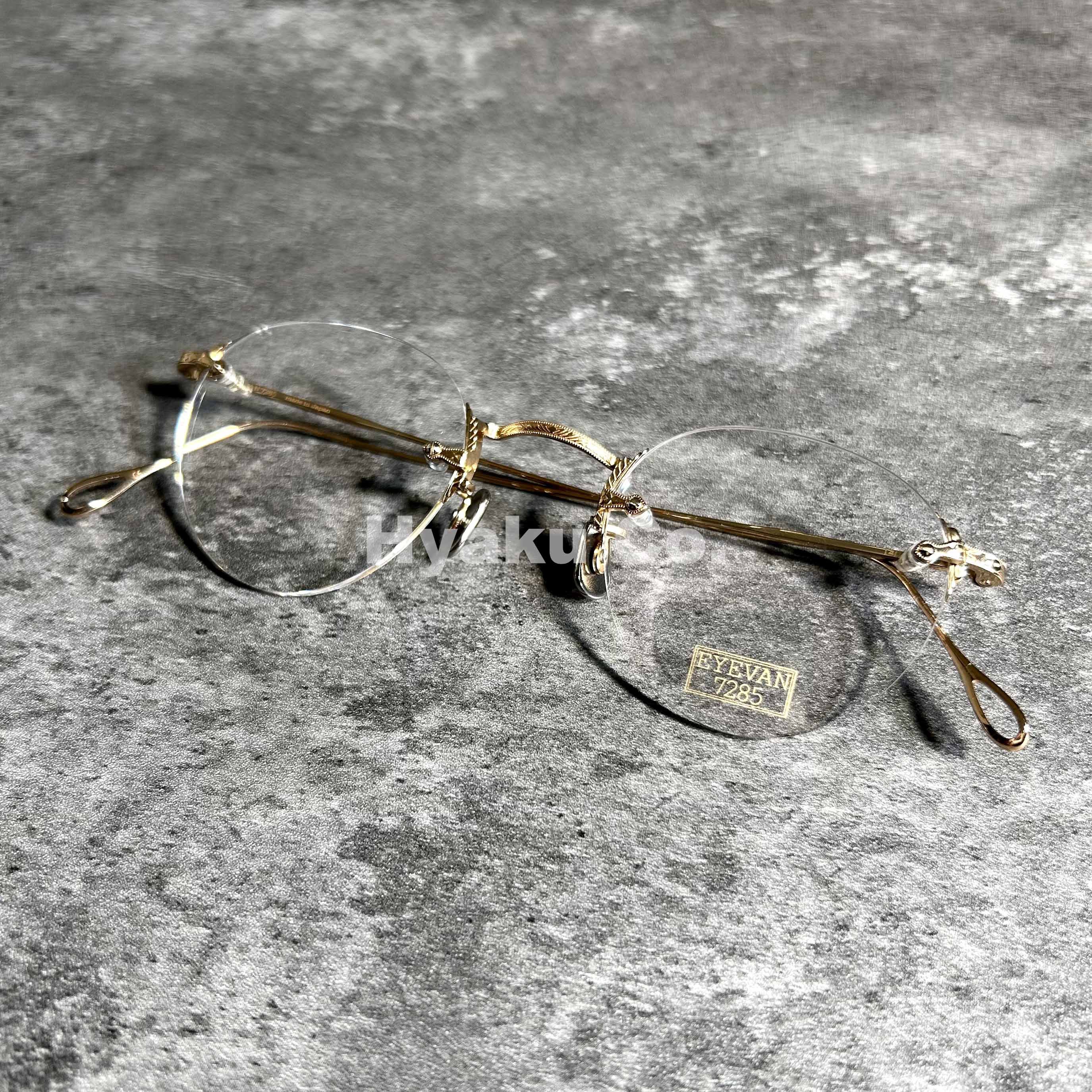 EYEVAN7285140钛金无框眼镜