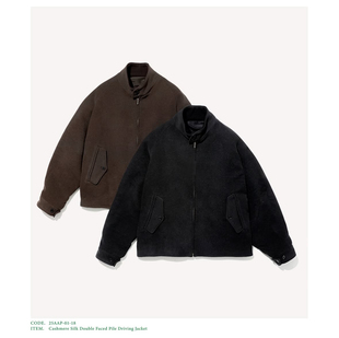 jacket 克什米尔羊绒双层骑行夹克 Driving 25aw 代购 APRESSE